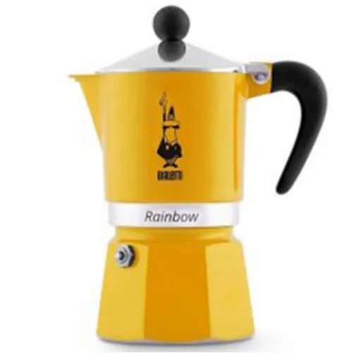 Кафеварка Bialetti Rainbow Gialla 3 чаши