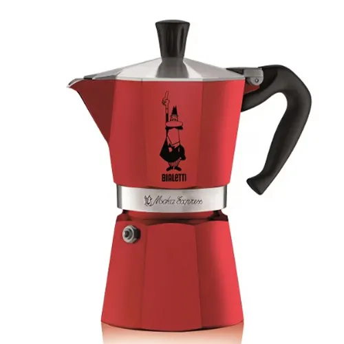 Кафеварка BIALETTI Moka Express  6 чаши червена