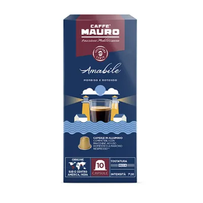 CAFFE MAURO Amabile - капсули съвместими с Nespresso - 10 бр.