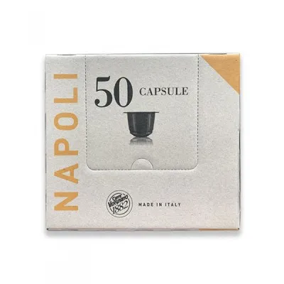Caffè Vergnano 1882 Napoli - 50 капсули, съвместими с Nespresso