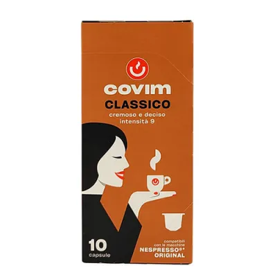 Covim Classico – 10 капсули, съвместими с Nespresso