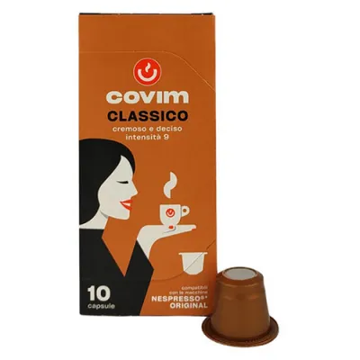 Covim Classico – 10 капсули, съвместими с Nespresso