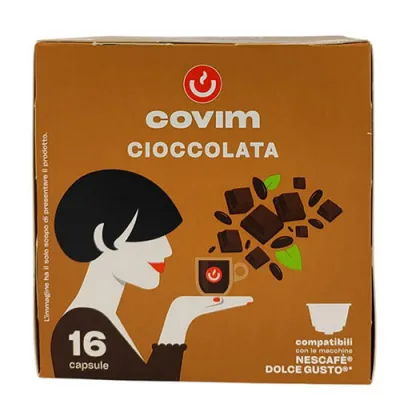 COVIM Cioccolata -16 капсули съвместими с Dolce Gusto