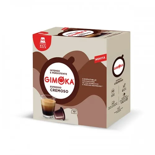 Gimoka Cremoso - 50 капсули, съвместими с Nespresso