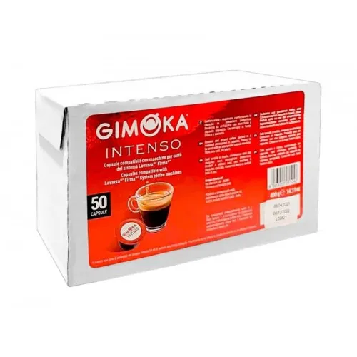 GIMOKA Intenso - 50 капсули, съвместими с  LAVAZZA  FIRMA