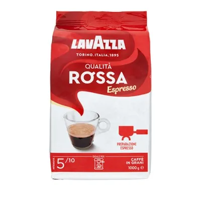 Lavazza Qualità Rossa - 1 кг кафе на зърна