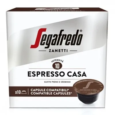 Кафе капсули SEGAFREDO ESPRESSO CASA - съвместими с Dolce Gusto 10 бр.