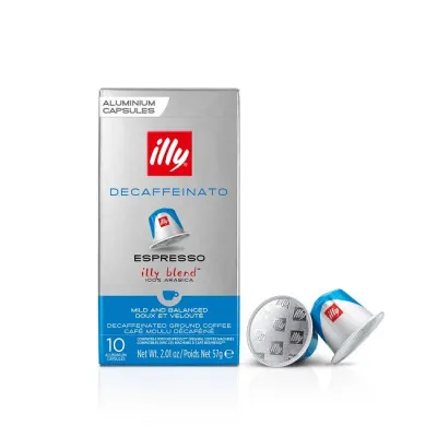 illy Decaffeinato - капсули, съвместими с Nespresso - 10 брoя