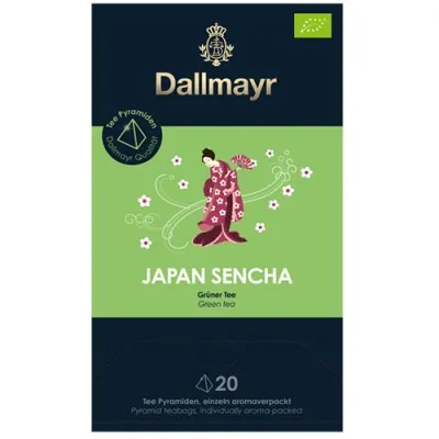 Dallmayr Pyramid Teabags Bio - японски зелен чай Сенча - 20 пирамидки