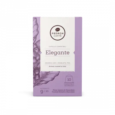 Кафе капсули PEDRON ELEGANTE съвместими с NESPRESSO - 10 бр.